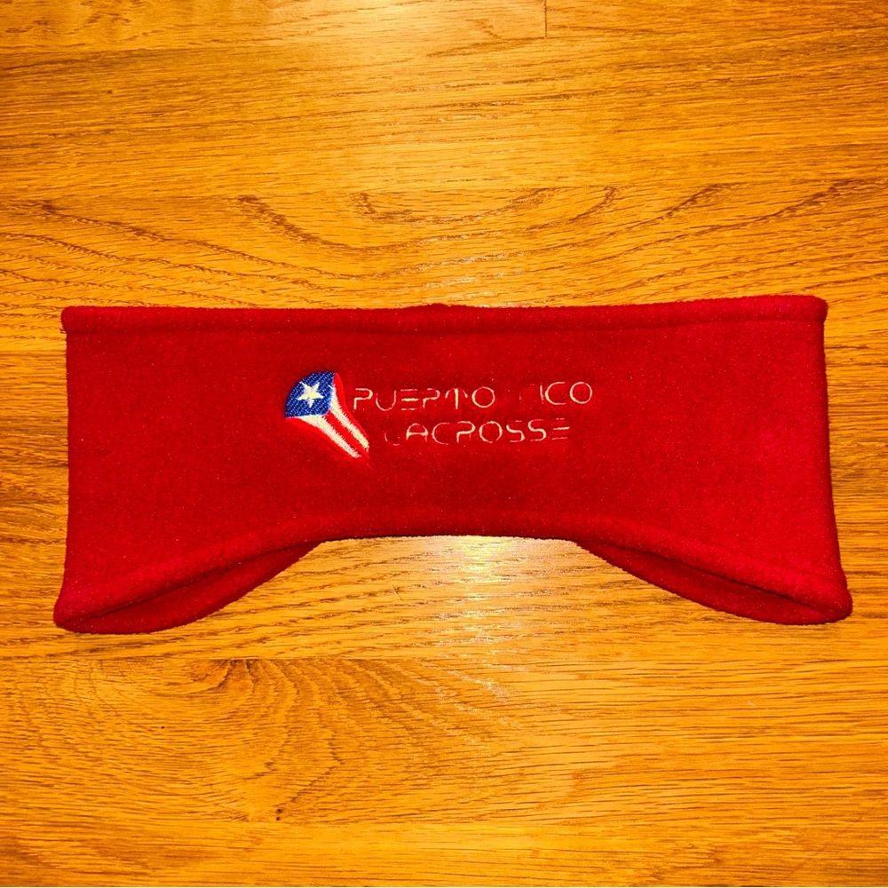 Puerto Rico Lacrosse Fleece Ear Warmer Headband